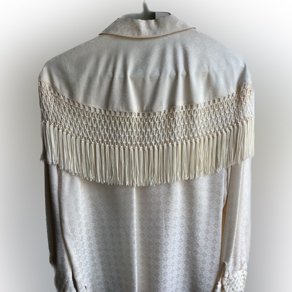 EUC vintage silk western blouse - Picture 2 of 16